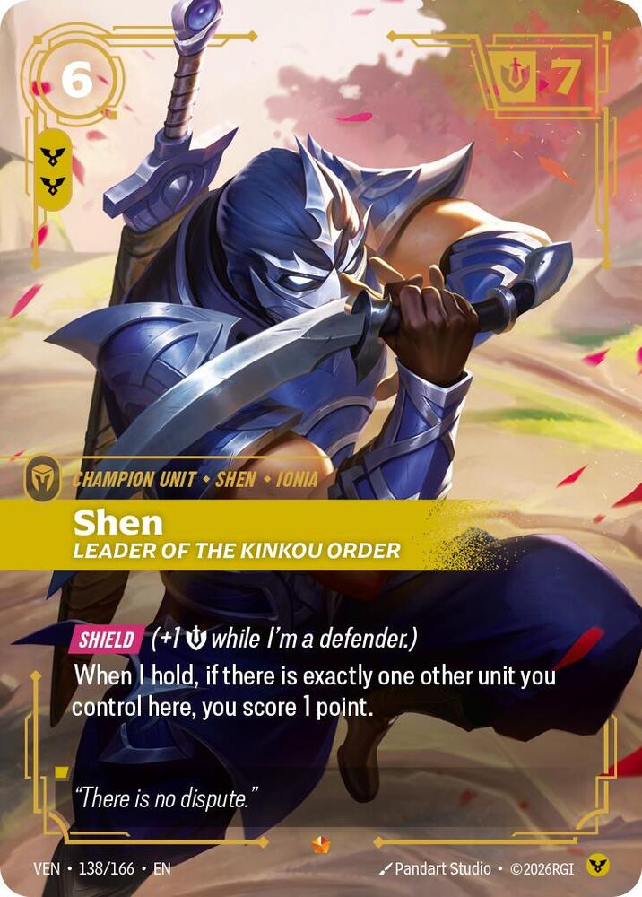 Shen - Leader of the Kinkou Order 138/166 (Vendetta) - Foil