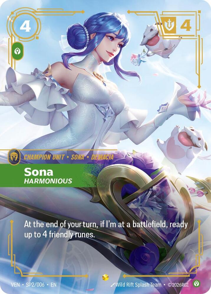 Sona - Harmonious SP2/006 (Vendetta) - Foil