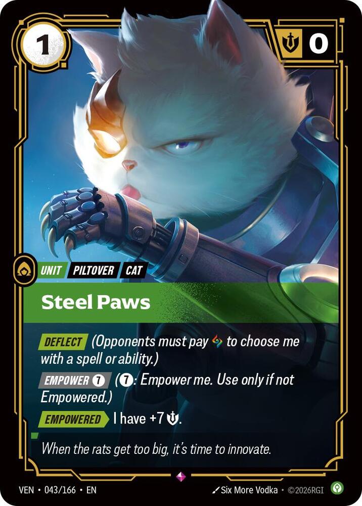 Steel Paws 043/166 (Vendetta) - Foil