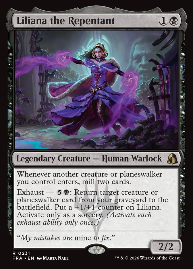 Liliana the Repentant 231 (Reality Fracture)