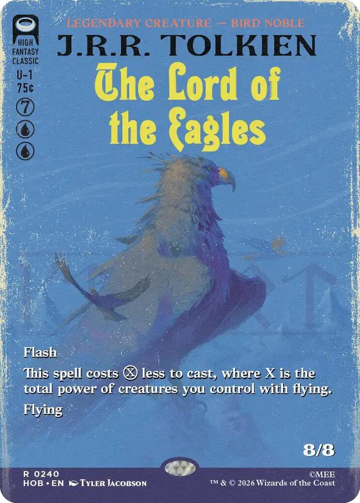 The Lord of the Eagles 240 (The Hobbit) - Borderless