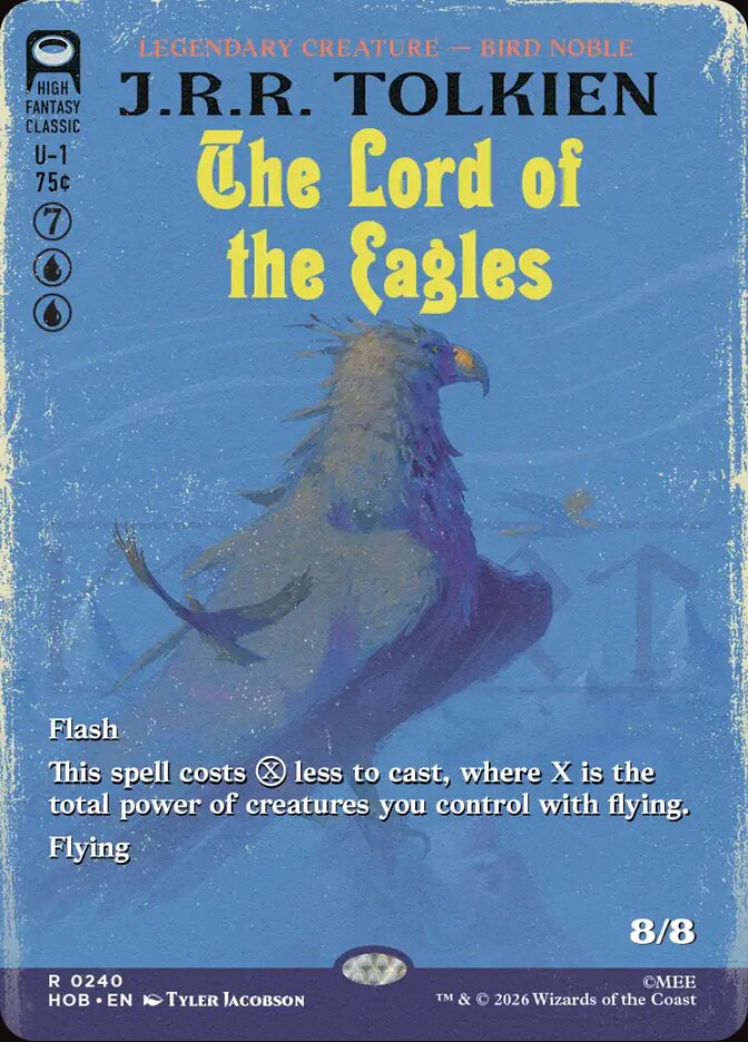 The Lord of the Eagles 240 (The Hobbit) - Borderless Foil