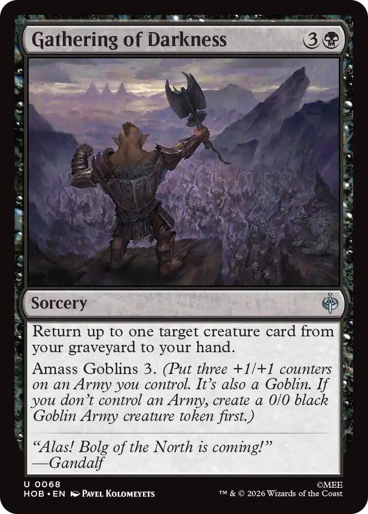 Gathering of Darkness 68 (The Hobbit) - Foil