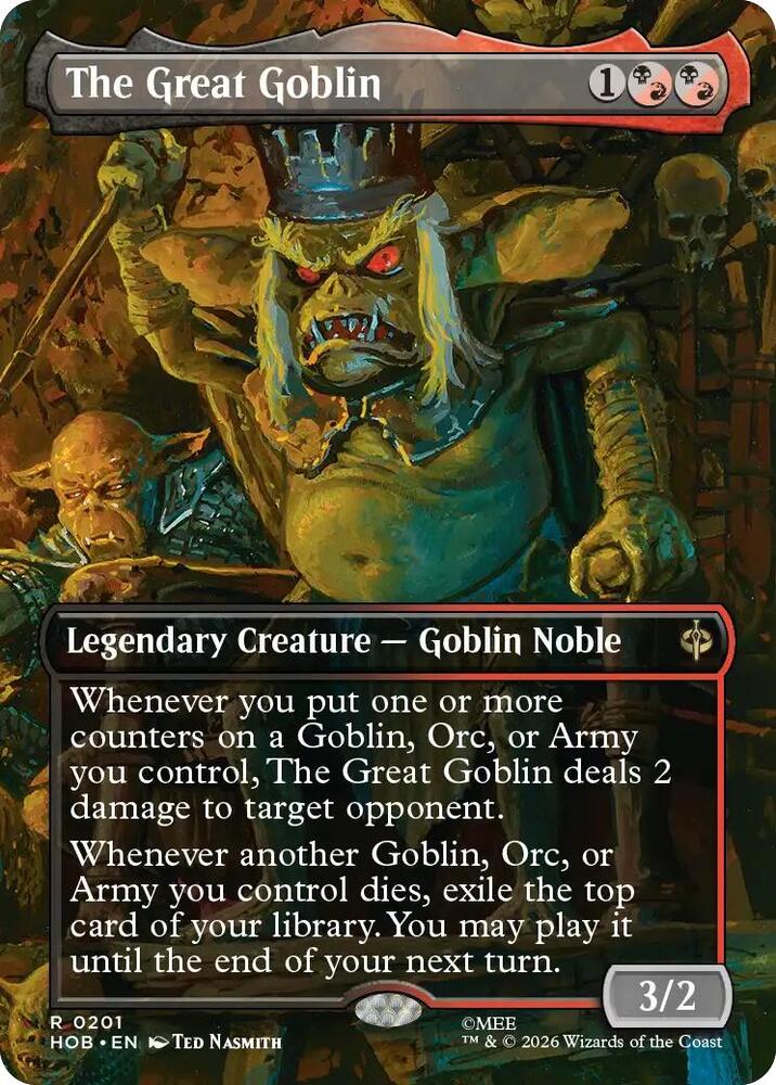 The Great Goblin 201 (The Hobbit) - Borderless