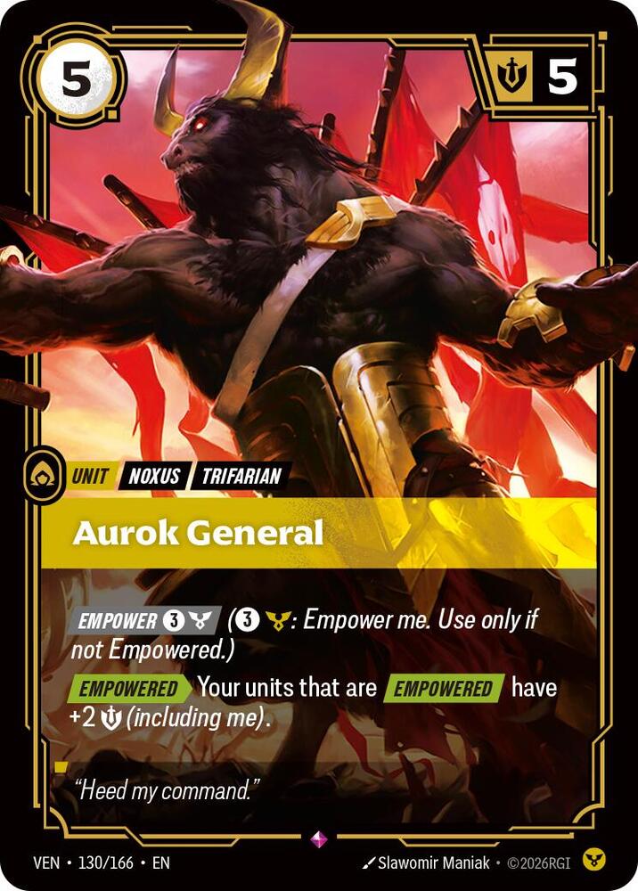 Aurok General 130/166 (Vendetta) - Foil