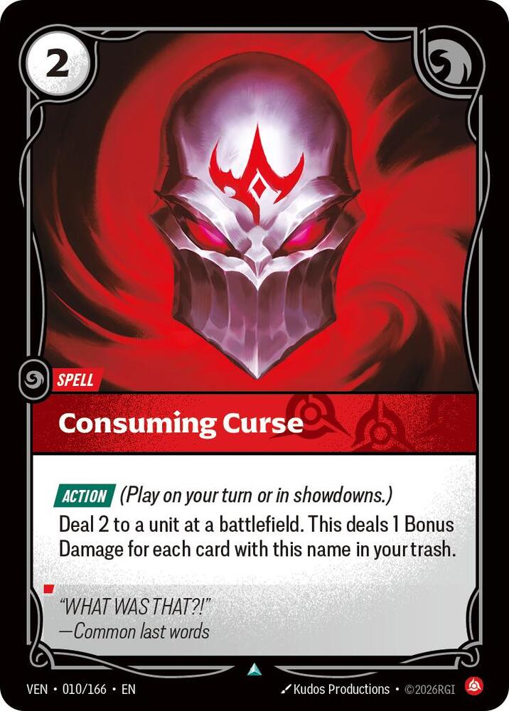 Consuming Curse 010/166 (Vendetta)