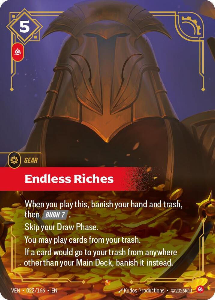 Endless Riches 022/166 (Vendetta) - Foil