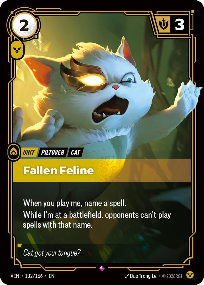 Fallen Feline 132/166 (Vendetta) - Foil