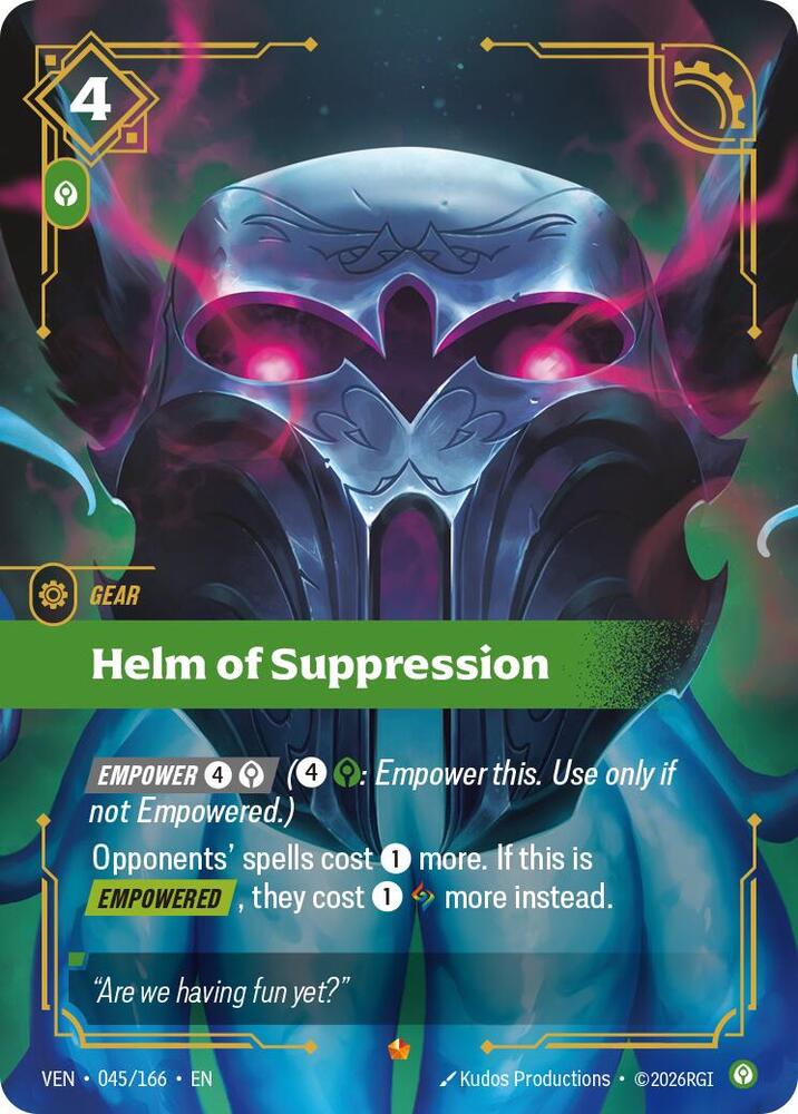 Helm of Suppression 045/166 (Vendetta) - Foil