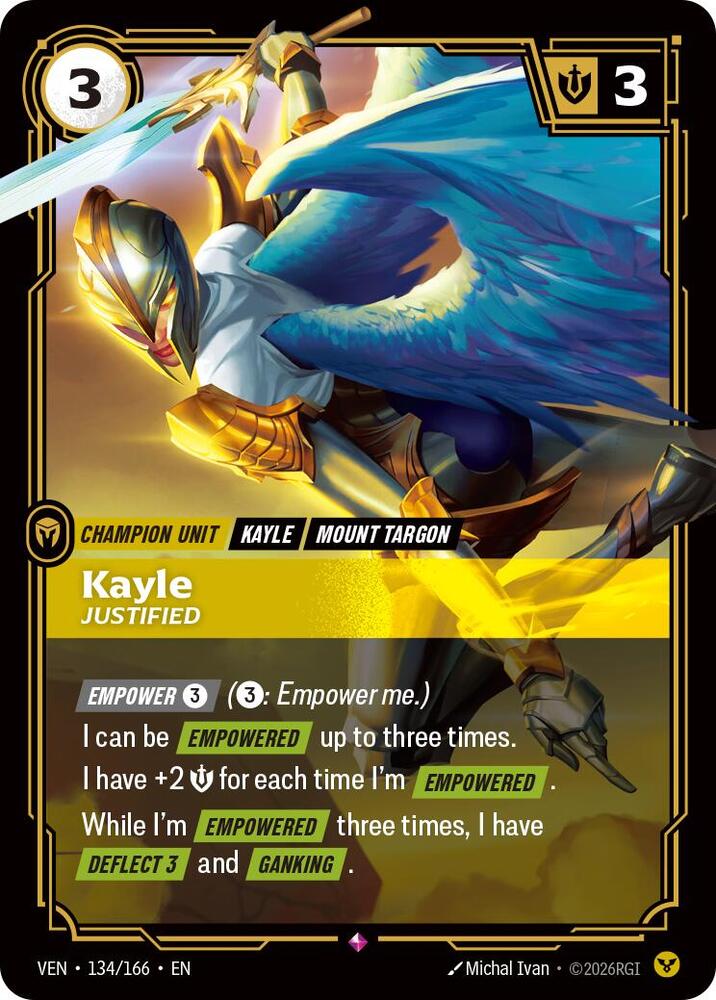 Kayle - Justified 134/166 (Vendetta) - Foil