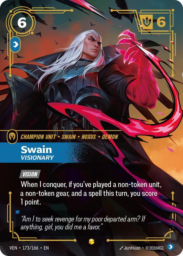 Swain - Visionary 173/166 (Vendetta) - Foil