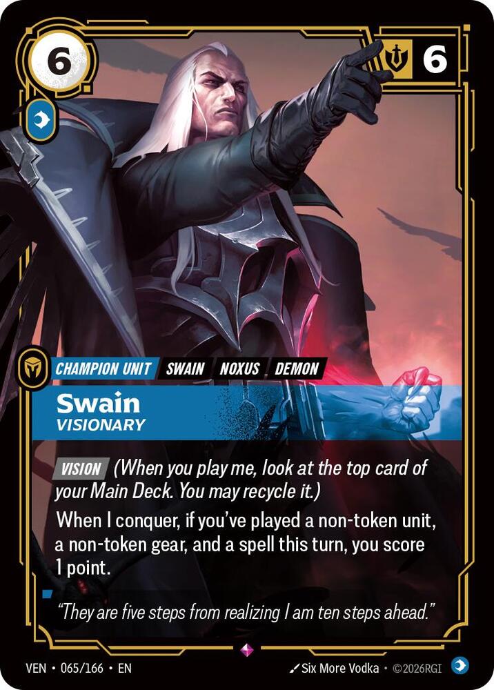 Swain - Visionary 065/166 (Vendetta) - Foil