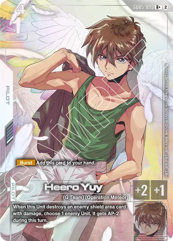 Heero Yuy GD05-098 (Freedom Ascension) - Holofoil