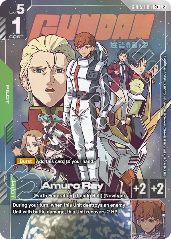 Amuro Ray GD05-085 (Freedom Ascension) - Holofoil