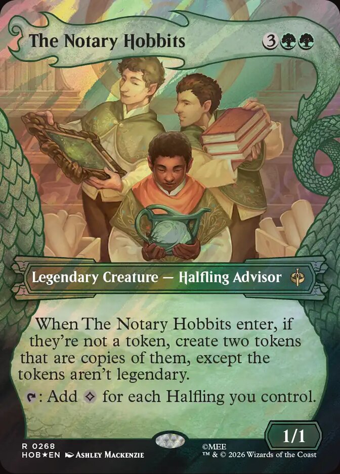 The Notary Hobbits 268 (The Hobbit) - Showcase Surge Foil