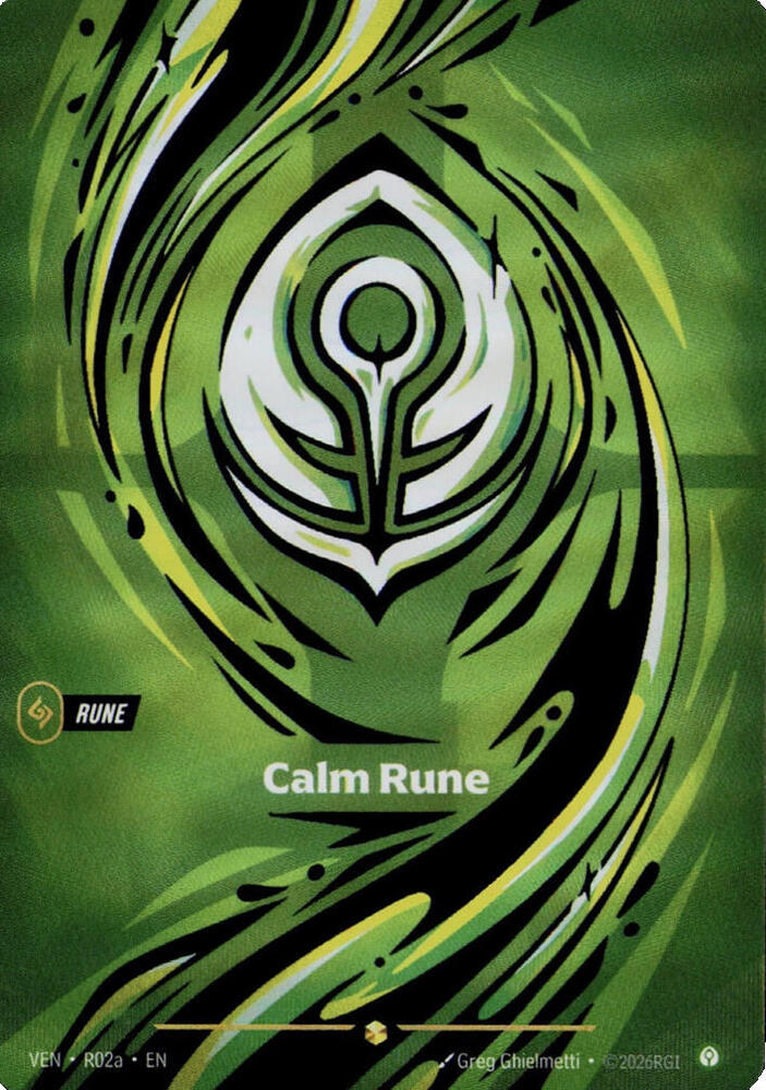 Calm Rune R02a (Vendetta) - Foil