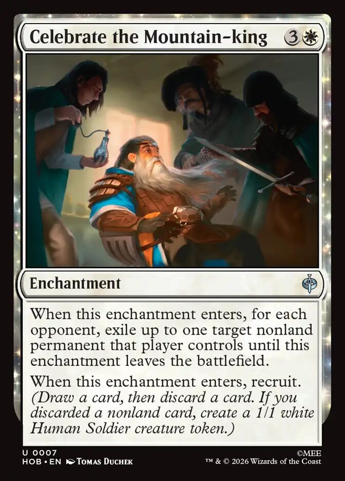 Celebrate the Mountain-king 7 (The Hobbit) - Foil
