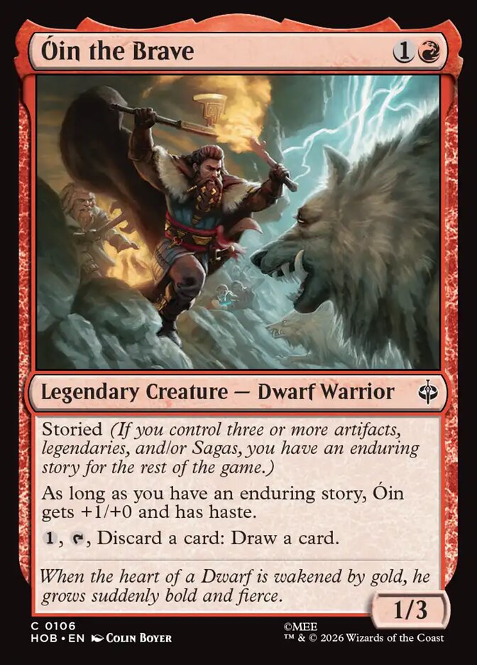 Óin the Brave 106 (The Hobbit) - Foil