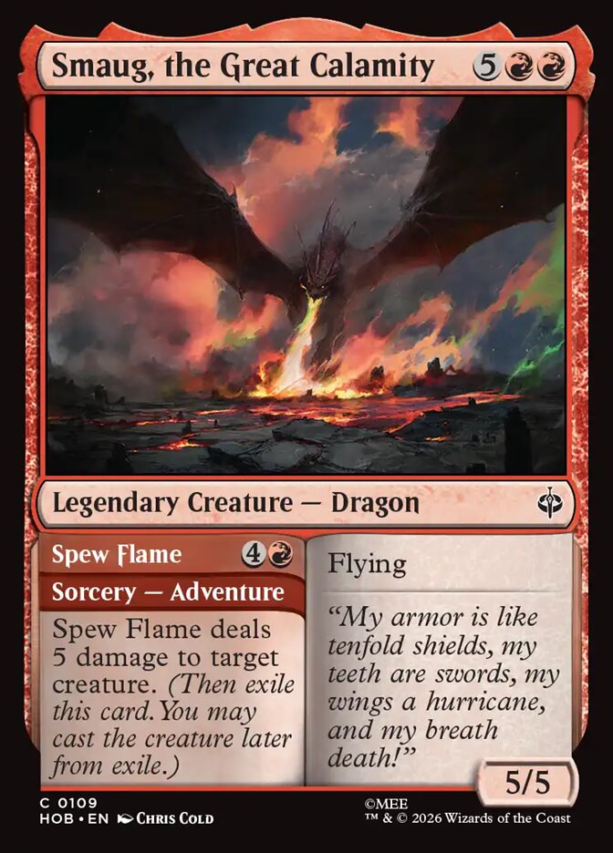 Smaug, the Great Calamity // Spew Flame 109 (The Hobbit)