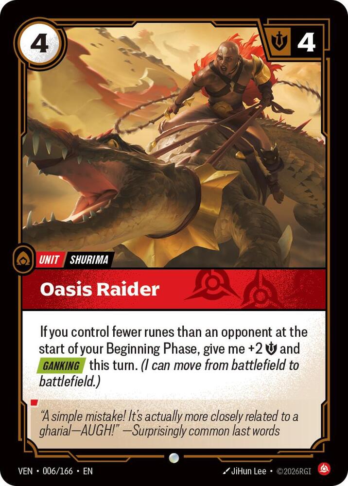 Oasis Raider 006/166 (Vendetta) - Foil