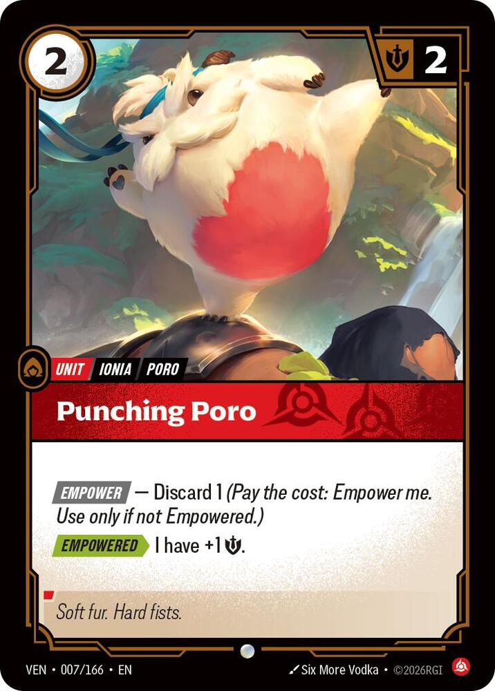 Punching Poro 007/166 (Vendetta) - Foil