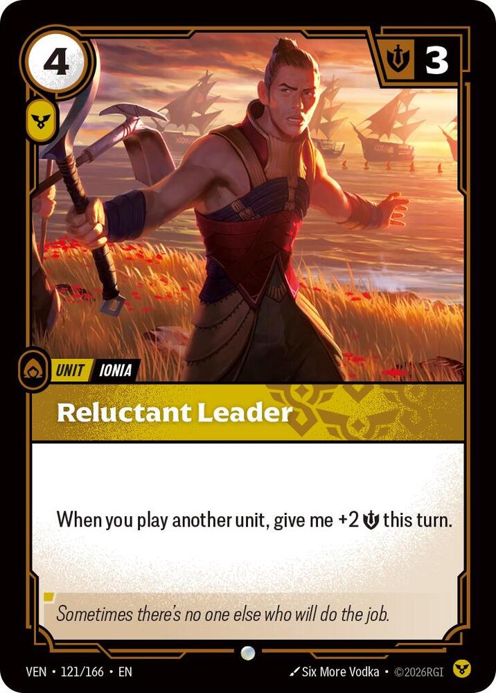 Reluctant Leader 121/166 (Vendetta) - Foil
