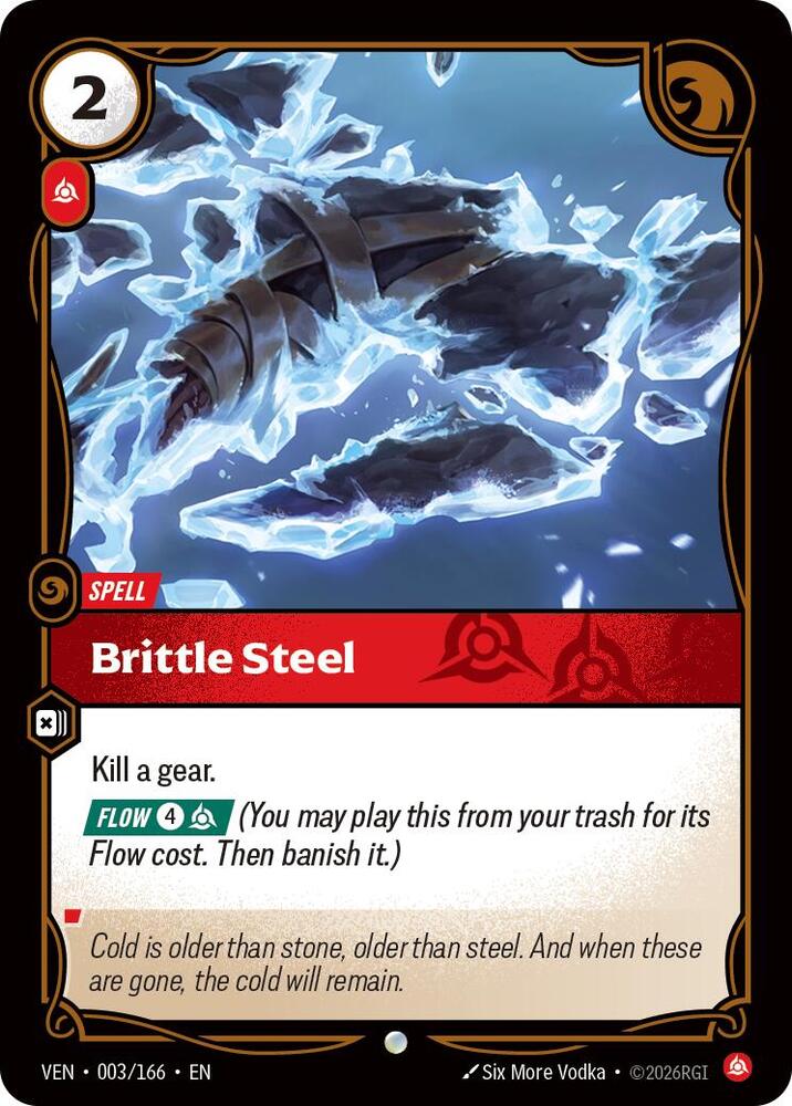 Brittle Steel 003/166 (Vendetta) - Foil