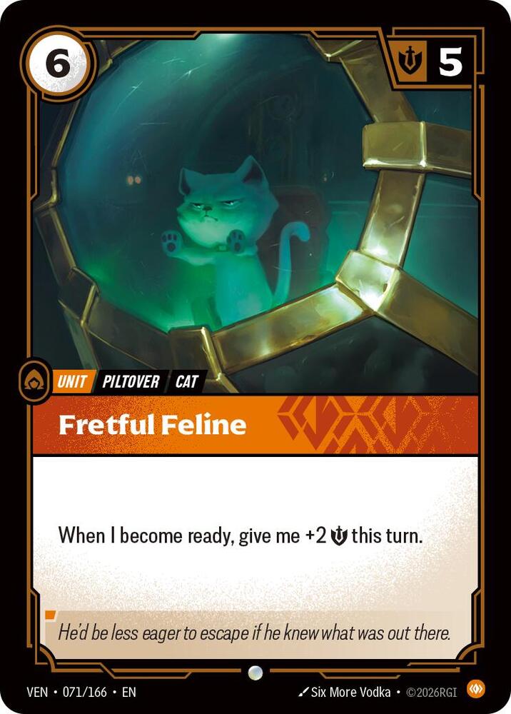 Fretful Feline 071/166 (Vendetta) - Foil