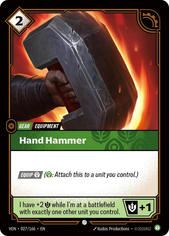 Hand Hammer 027/166 (Vendetta) - Foil