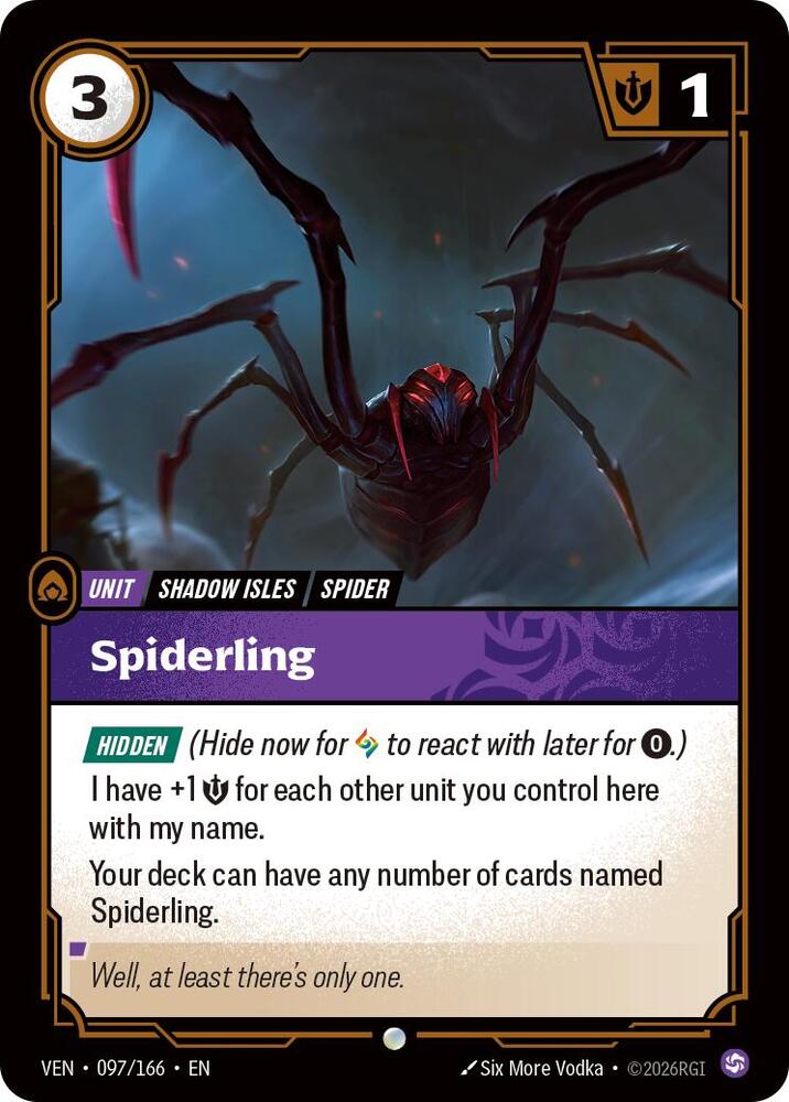 Spiderling 097/166 (Vendetta) - Foil