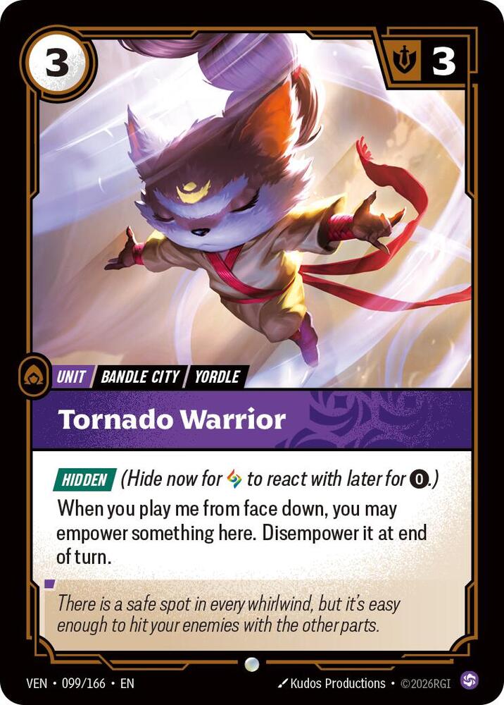 Tornado Warrior 099/166 (Vendetta) - Foil