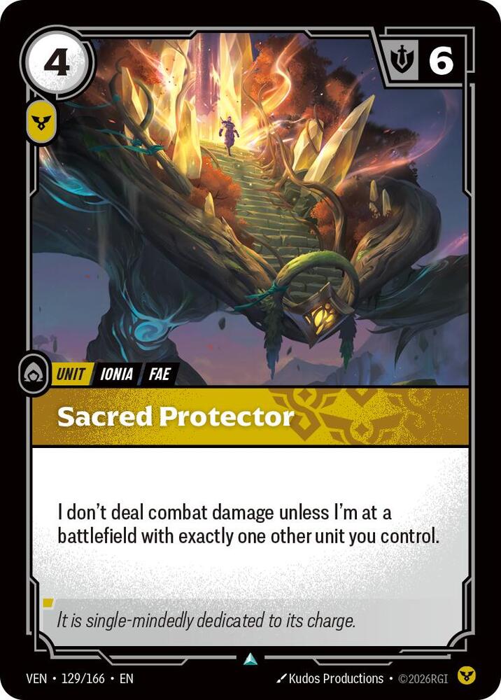 Sacred Protector 129/166 (Vendetta) - Foil