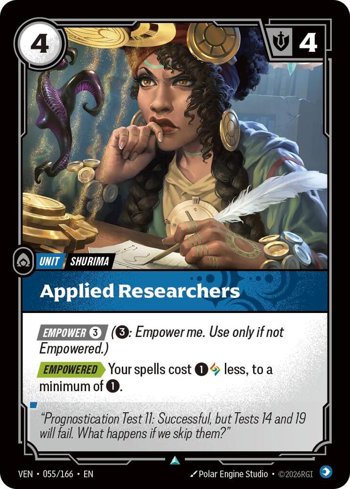 Applied Researchers 055/166 (Vendetta) - Foil