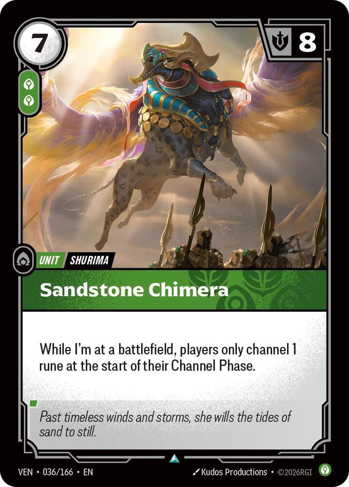 Sandstone Chimera 036/166 (Vendetta) - Foil