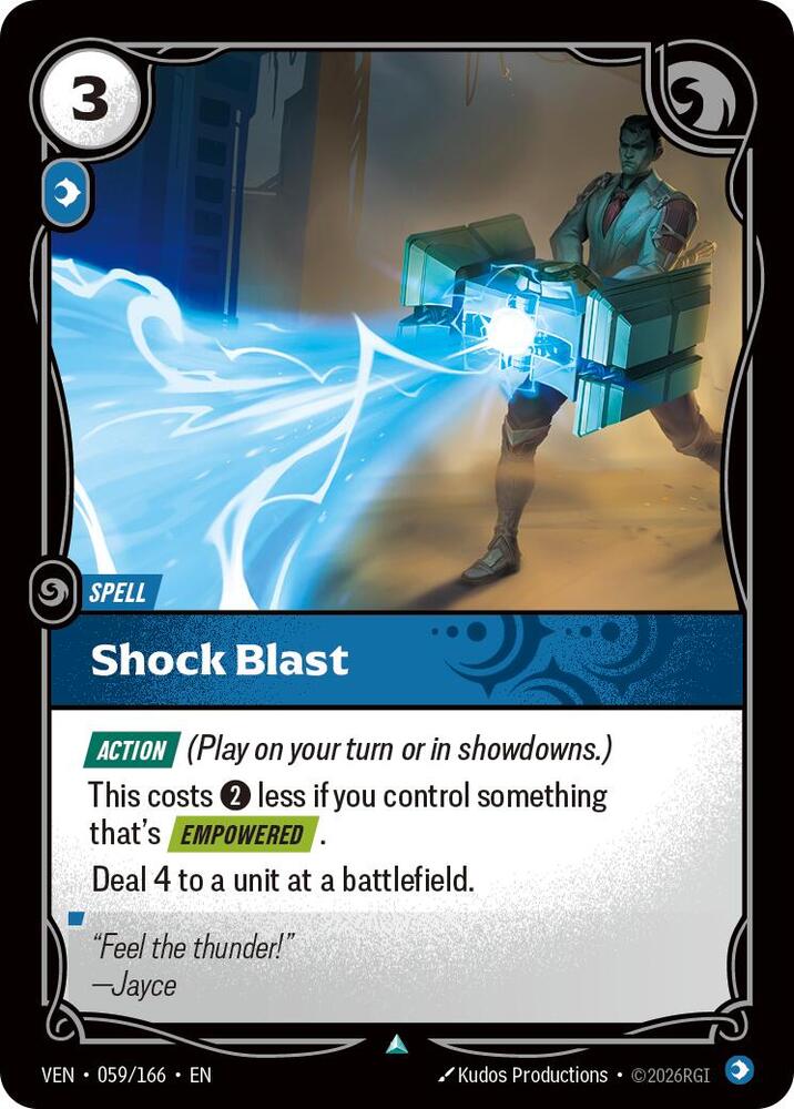Shock Blast 059/166 (Vendetta) - Foil