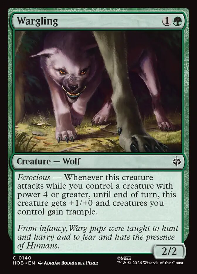 Wargling 140 (The Hobbit) - Foil