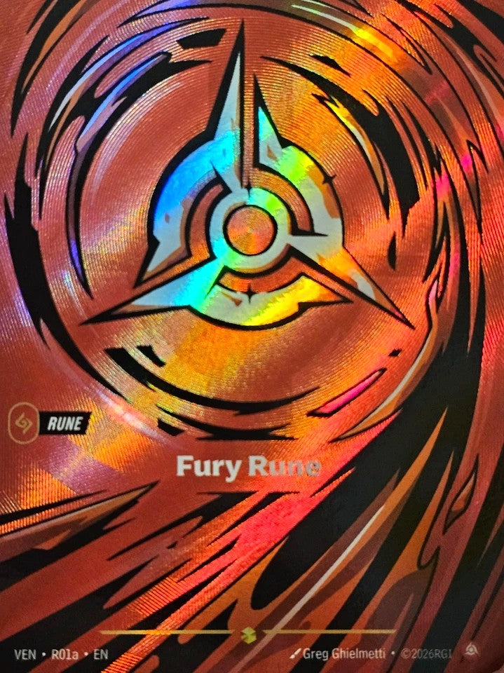 Fury Rune R01a (Vendetta) - Foil