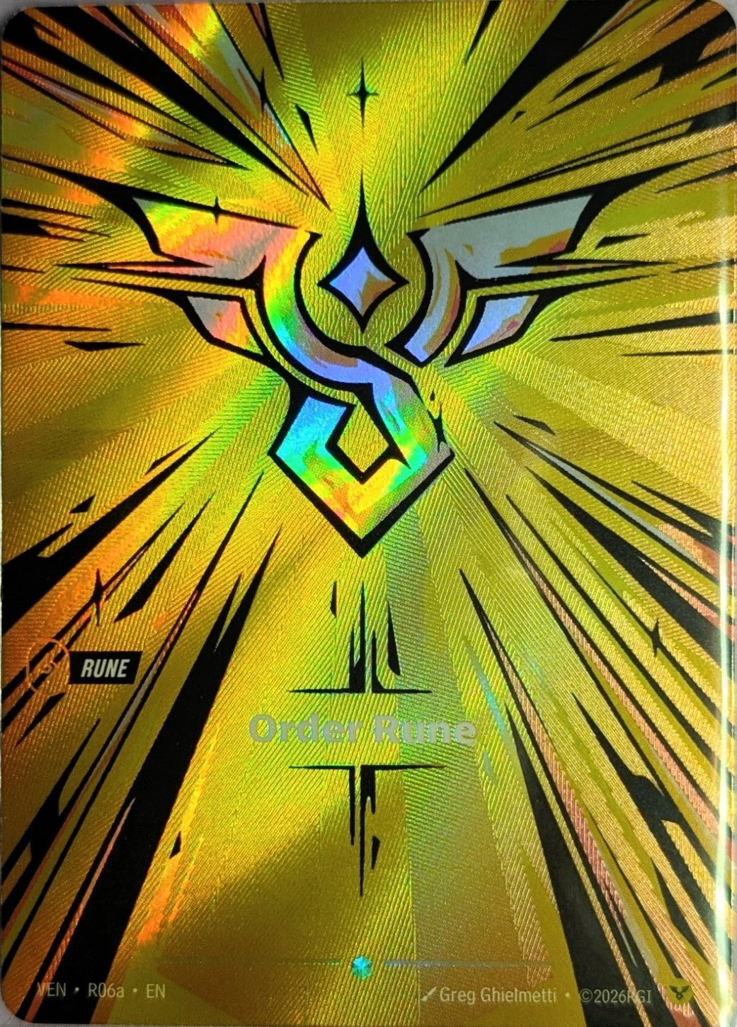 Order Rune R06a (Vendetta) - Foil