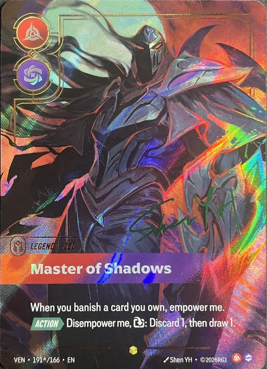 Zed - Master of Shadows 191*/166 (Vendetta) - Foil