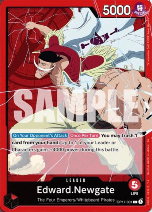 Edward.Newgate OP17-001 (The World's Strongest Warriors)