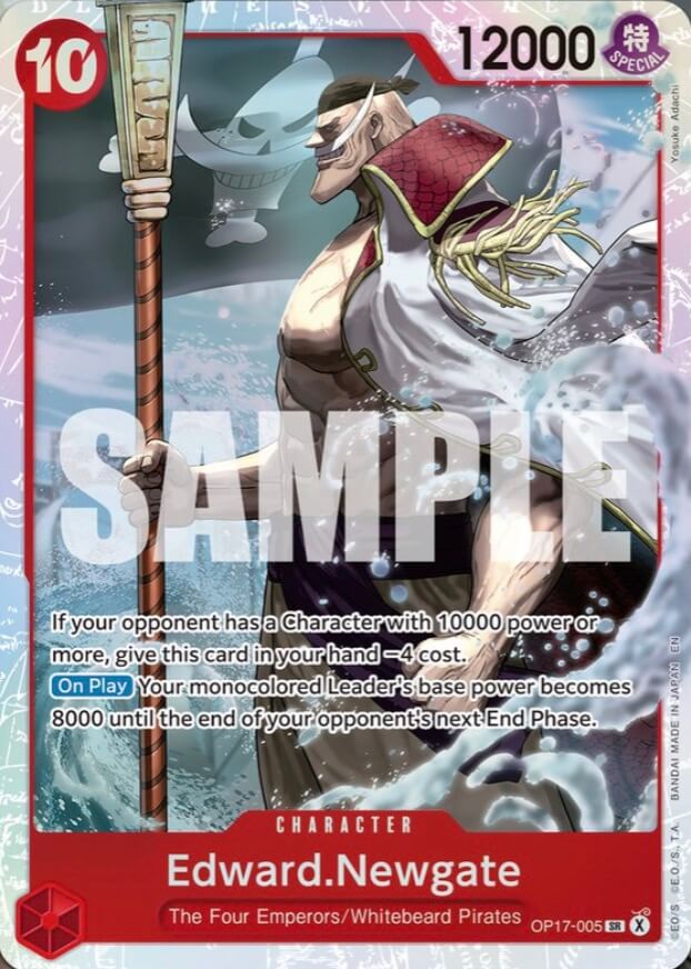 Edward.Newgate OP17-005 (The World's Strongest Warriors) - Foil