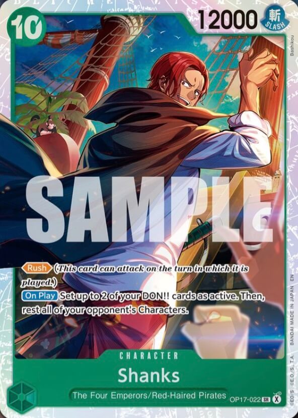 Shanks OP17-022 (The World's Strongest Warriors) - Foil