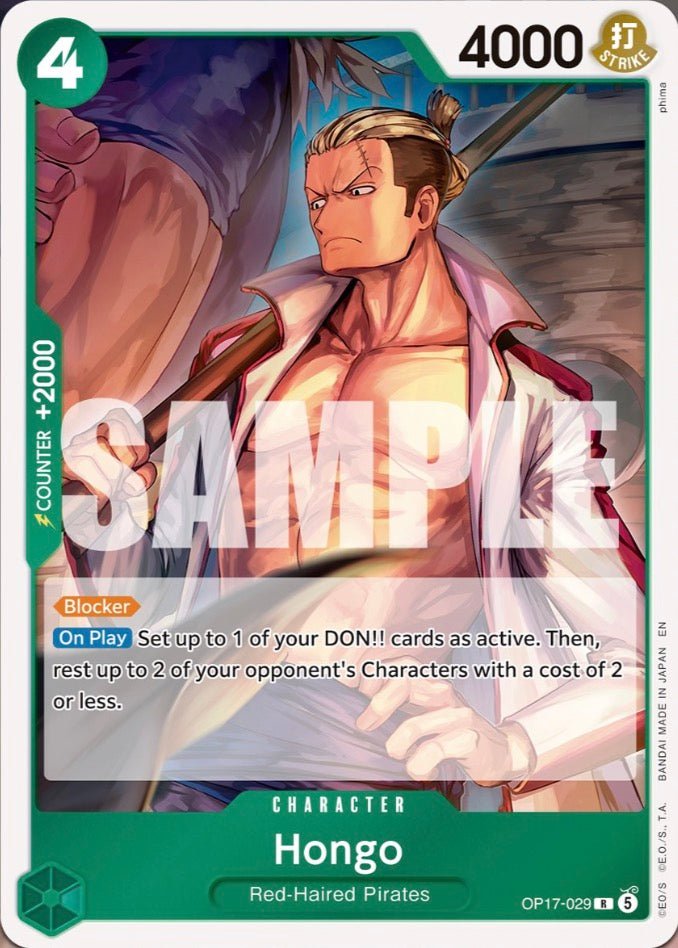 Hongo OP17-029 (The World's Strongest Warriors) - Foil