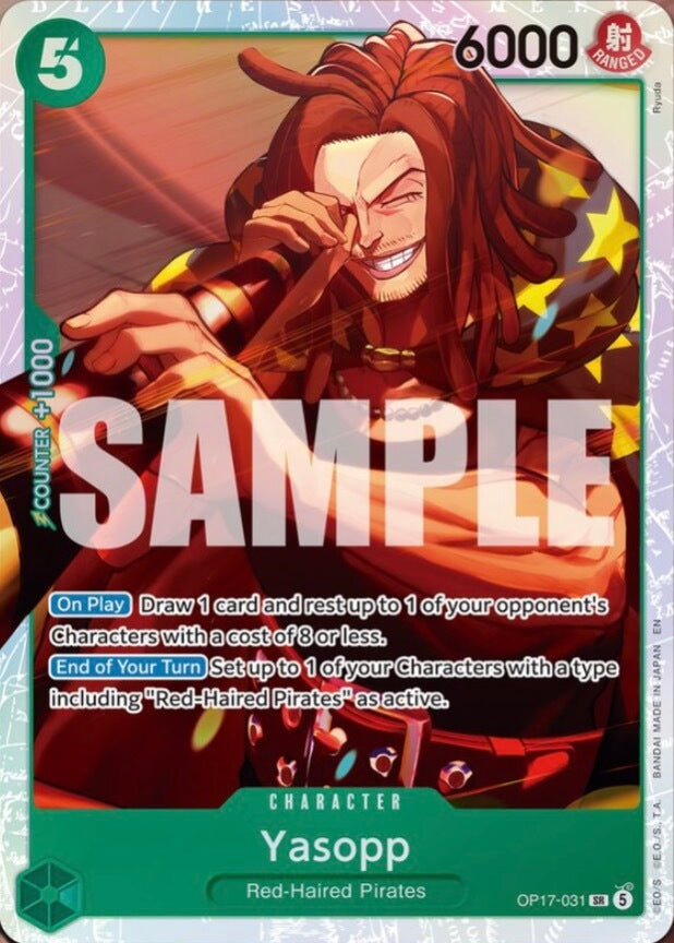 Yasopp OP17-031 (The World's Strongest Warriors) - Foil