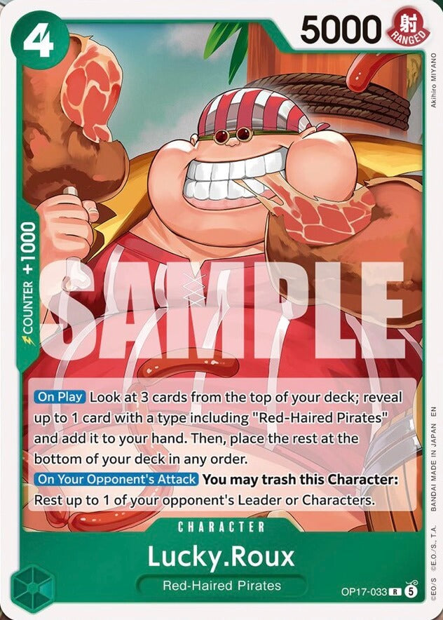 Lucky.Roux OP17-033 (The World's Strongest Warriors) - Foil
