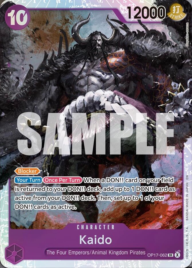 Kaido OP17-062 (The World's Strongest Warriors) - Foil