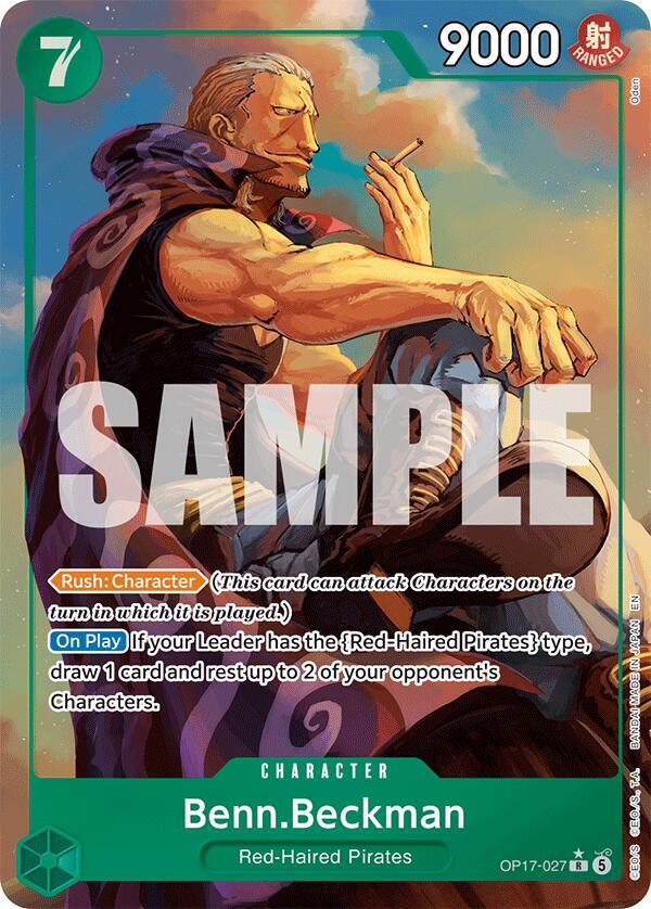Benn.Beckman OP17-027 (The World's Strongest Warriors) - Alternate Art Foil