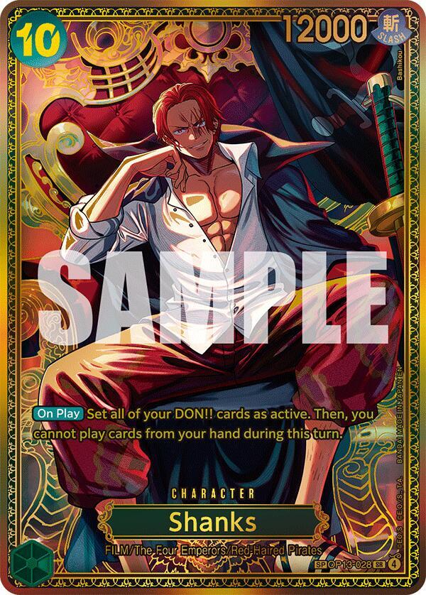 Shanks OP13-028 (The World's Strongest Warriors) - Special Foil