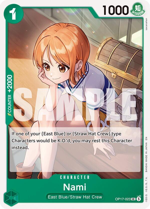 Nami OP17-023 (The World's Strongest Warriors)
