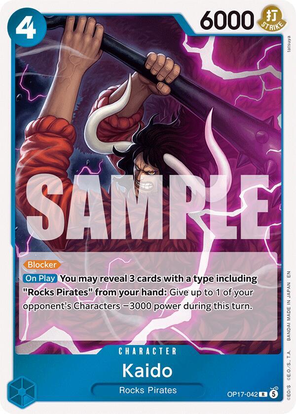 Kaido OP17-042 (The World's Strongest Warriors) - Foil